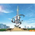 Modern Large Famous Stainless steel Arts Sculpture for Outdoor decoration